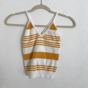 F21 CROSS BACK TANK TOP